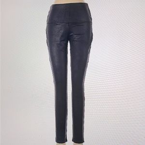 Christian Siriano New York leather leggings